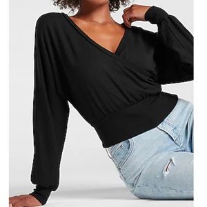 Express - Wrap Front Sweatshirt